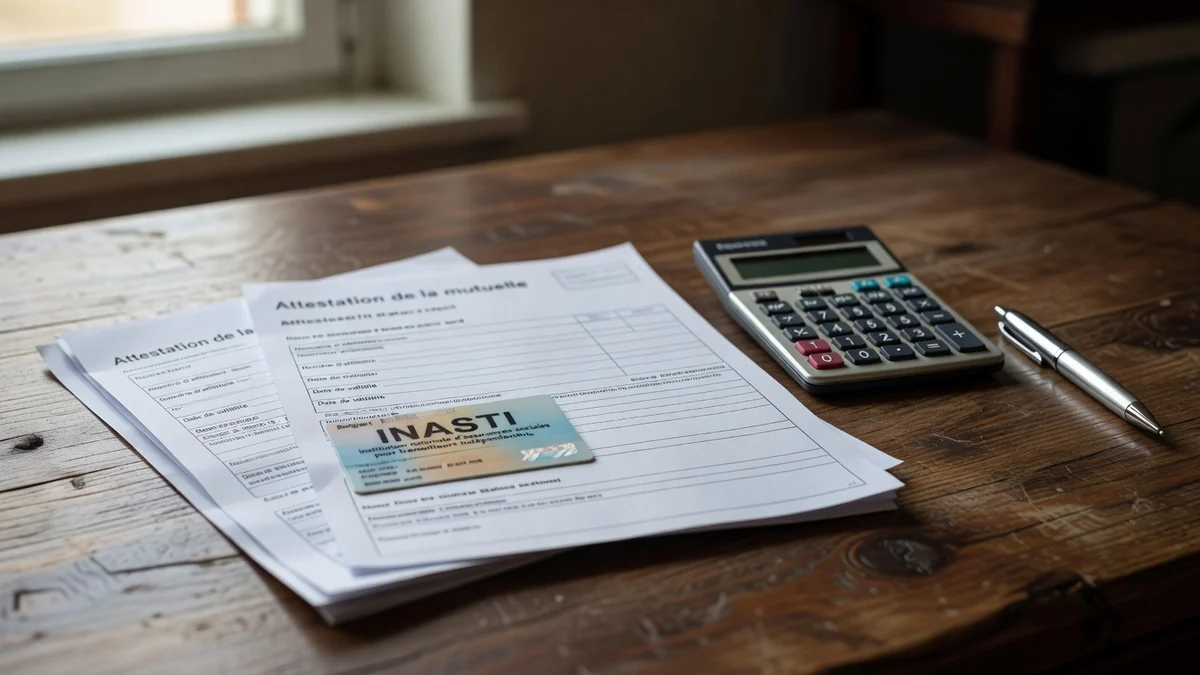 Documents administratifs : carte INASTI et attestation mutualité indépendant